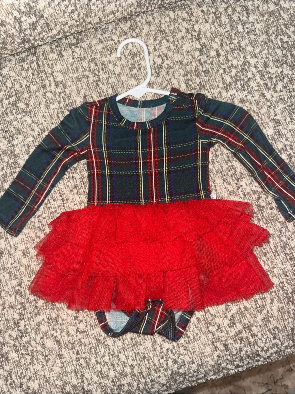 Posh peanut Holiday tutu onesie